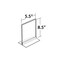 Azar Displays 5.5" x 8.5" Vertical/Horizontal W/ T-strip Holder, PK10 102733-10PK - alternate 2